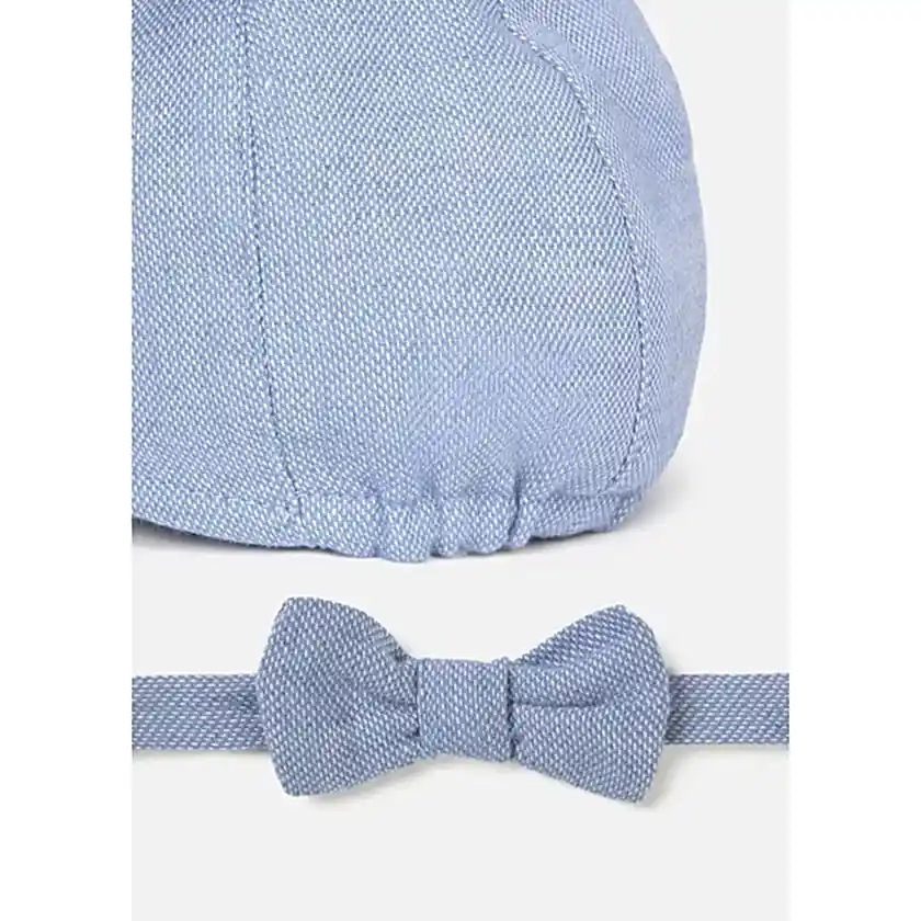 Mayoral Yazlık Erkek Bebek Şapka Papyon Set Mavi