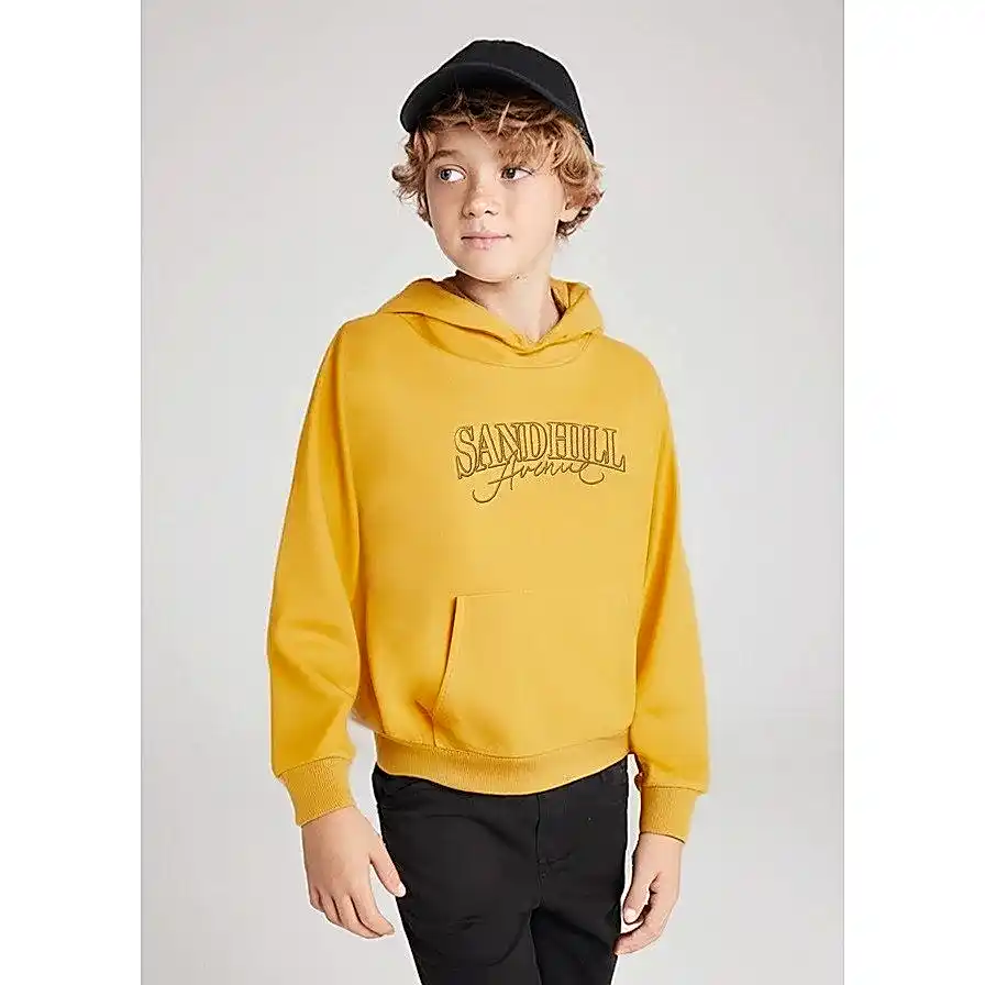 Mayoral Yazlık Erkek Kapşonlu S-shirt Sarı