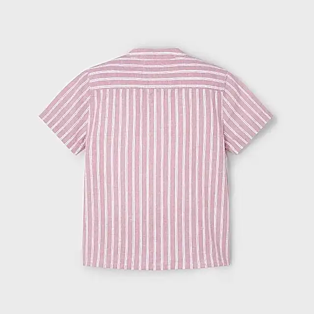 Mayoral Yazlık Erkek Kısa Kol Keten Gömlek Kiremit