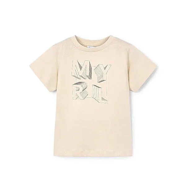 Mayoral Yazlık Erkek Kısa Kol T-shirt Bej
