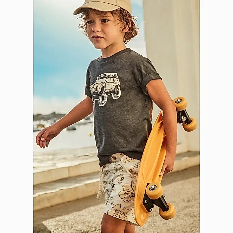 Mayoral Yazlık Erkek Kumaş Bermuda Bej