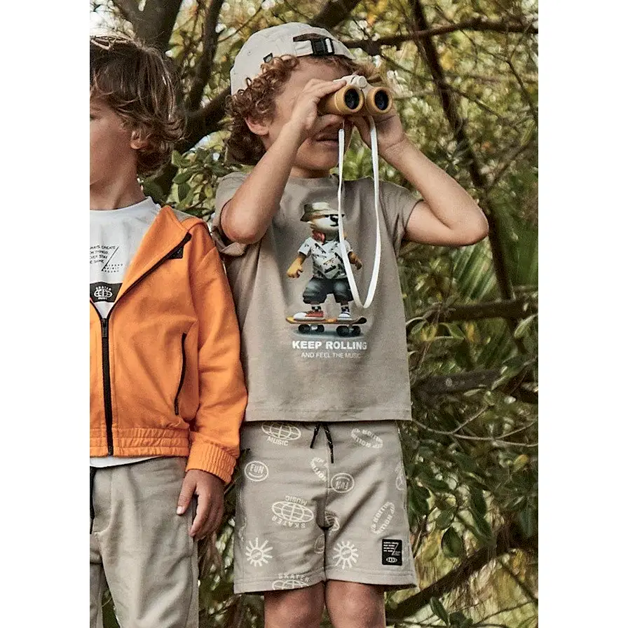 Mayoral Yazlık Erkek Penye Bermuda Bej