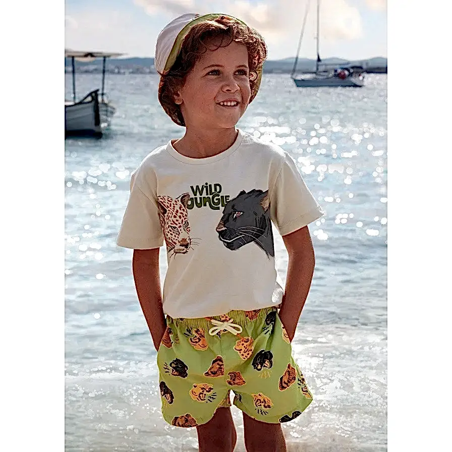 Mayoral Yazlık Erkek Şort Mayo Açık Yeşil