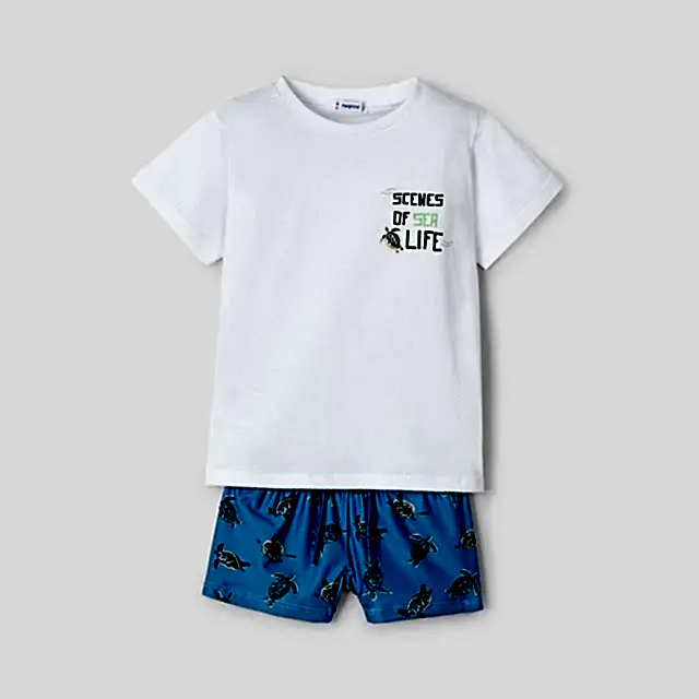 Mayoral Yazlık Erkek T-shirt Mayo 2'li Set Mavi