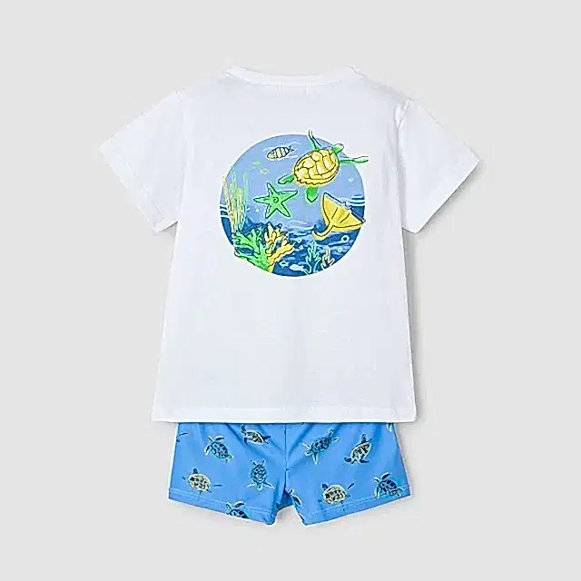 Mayoral Yazlık Erkek T-shirt Mayo 2'li Set Mavi