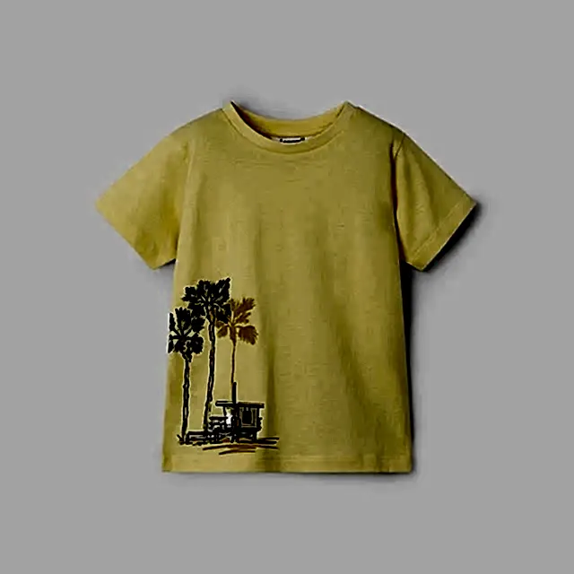 Mayoral Yazlık Erkek T-shirt Şort 3'lü Set Sarı