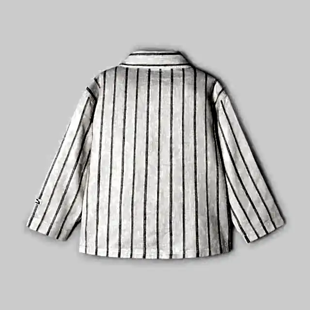 Mayoral Yazlık Erkek Uzun Kol Gömlek Ceket Ekru