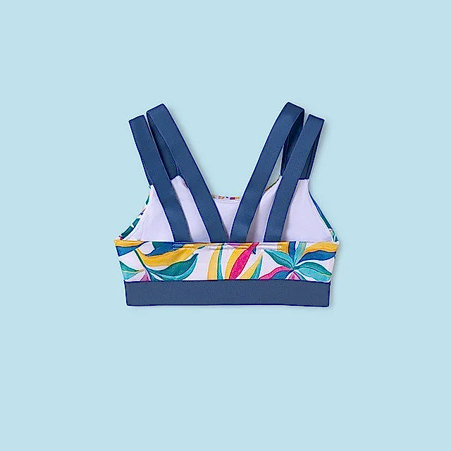 Mayoral Yazlık Kız Askılı Bluz Mavi