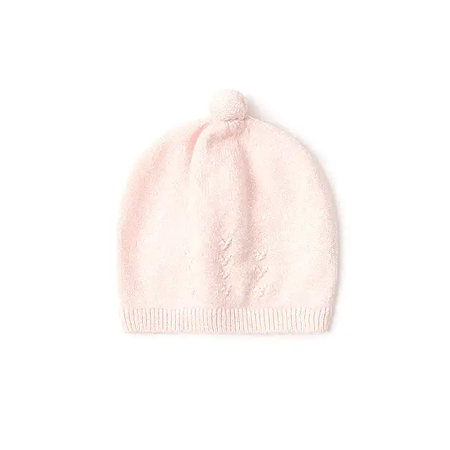 Mayoral Yazlık Kız Bebek Örme Şapka Pembe