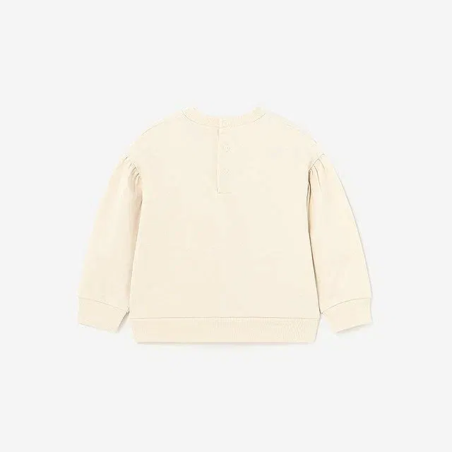 Mayoral Yazlık Kız Bebek Uzun Kol S-shirt Bej