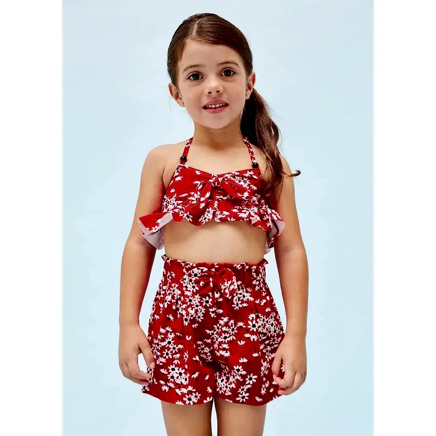 Mayoral Yazlık Kız Bikini Set Kırmızı