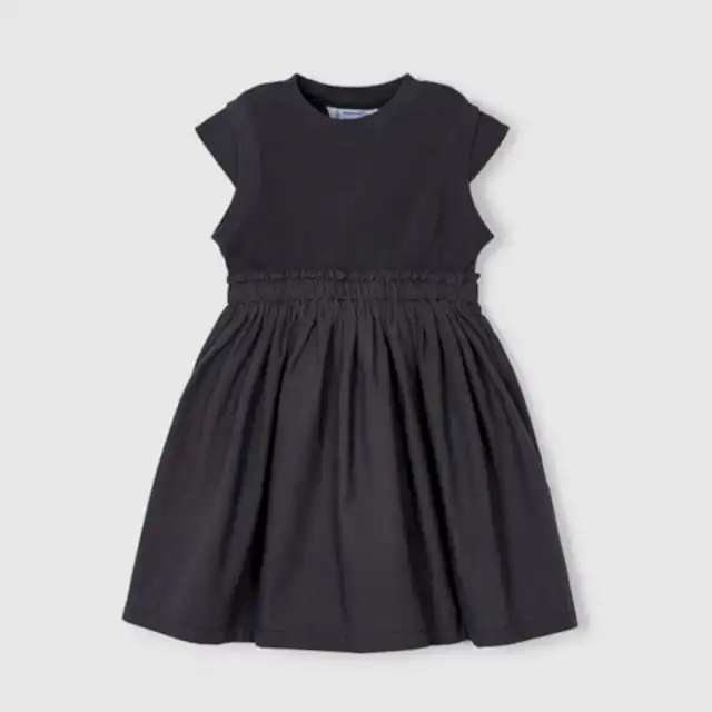 Mayoral Yazlık Kız Elbise Siyah