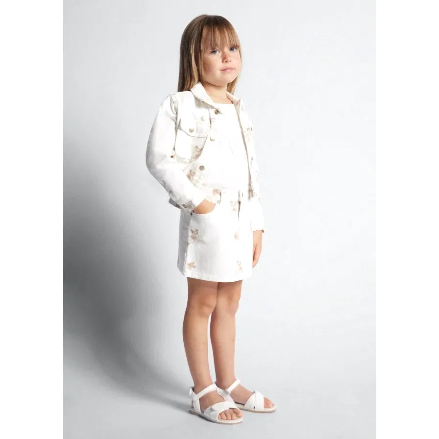 Mayoral Yazlık Kız Etek Ekru