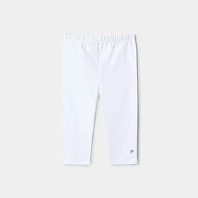 Mayoral Yazlık Kız Kapri Tayt Beyaz