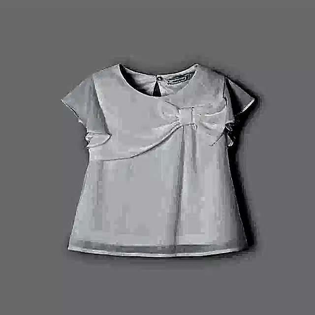 Mayoral Yazlık Kız Kısa Kol Bluz Ekru