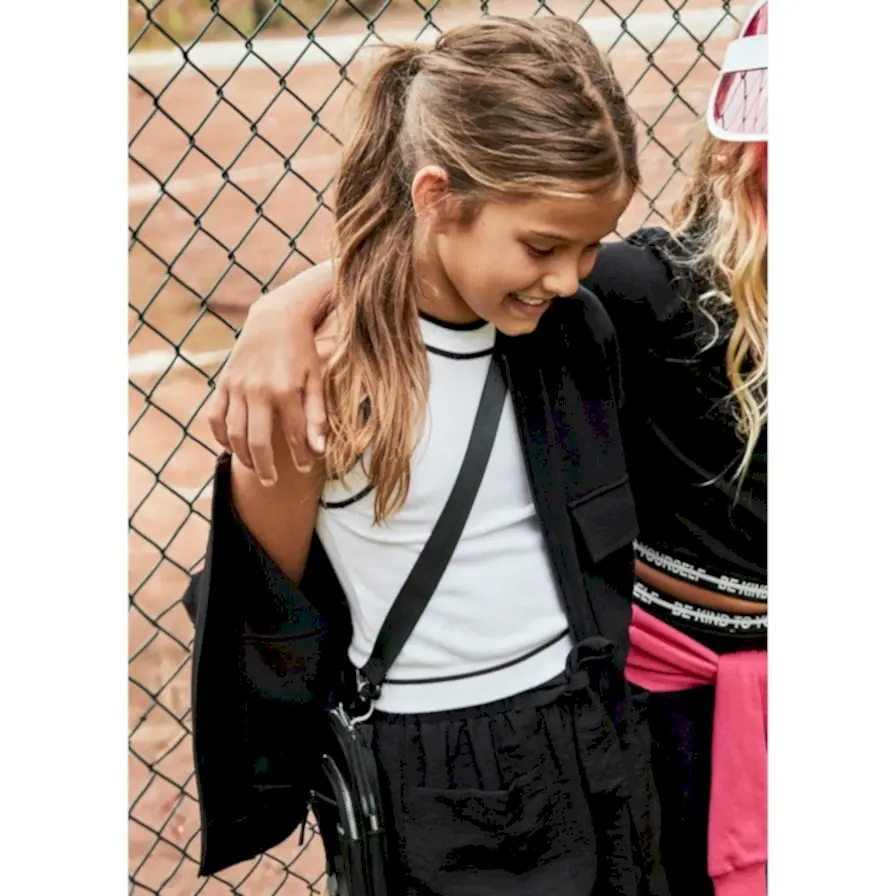 Mayoral Yazlık Kız Kolsuz Bluz Beyaz