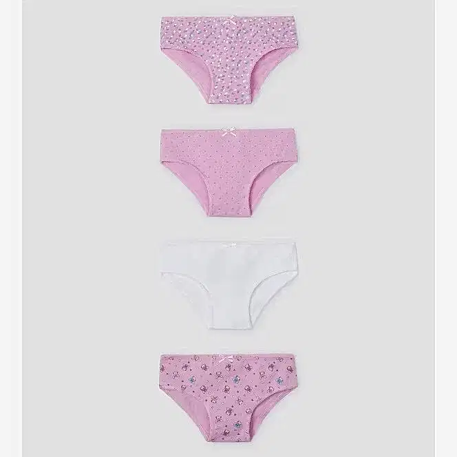 Mayoral Yazlık Kız Külot 4'lü Set Lila