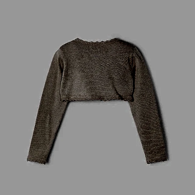 Mayoral Yazlık Kız Örme Bolero Ceket Bej