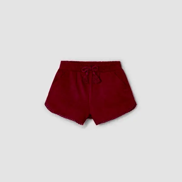 Mayoral Yazlık Kız Penye Şort Kırmızı