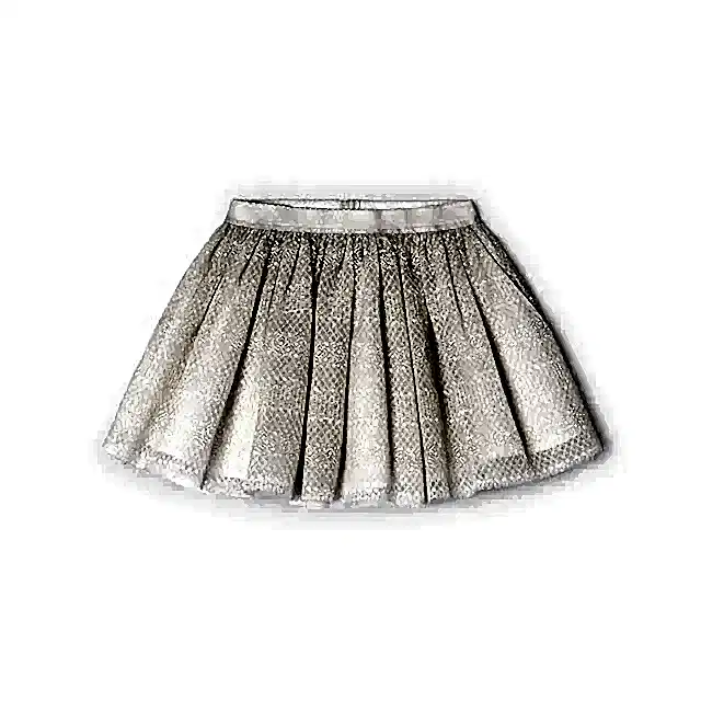 Mayoral Yazlık Kız Tül Etek Bej