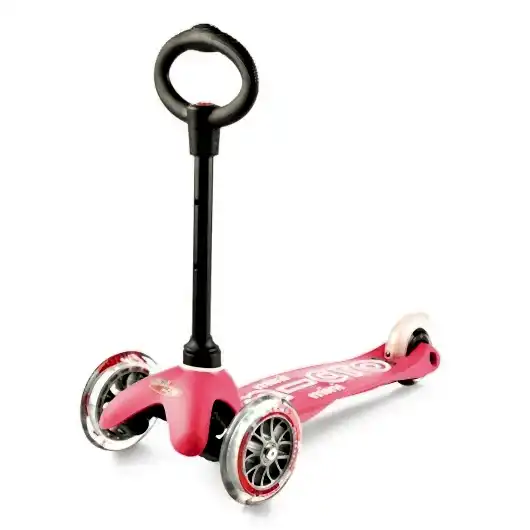 Micro Mini Micro 3in1 Deluxe 3 Tekerlekli Scooter Pembe