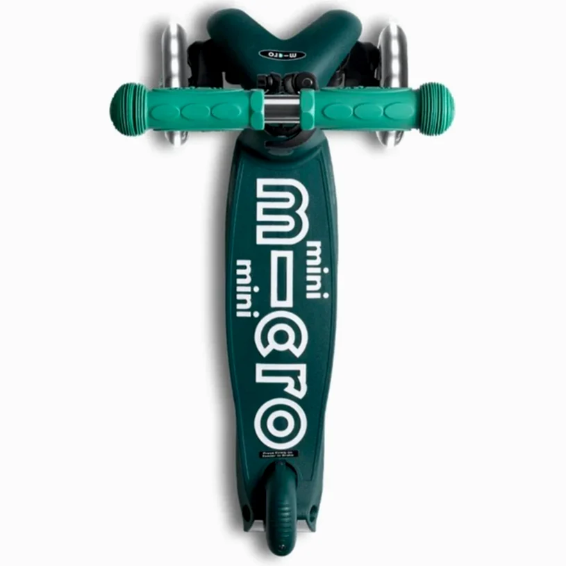 Micro Mini Micro Deluxe Eco Led 3 Tekerlekli Scooter Yeşil