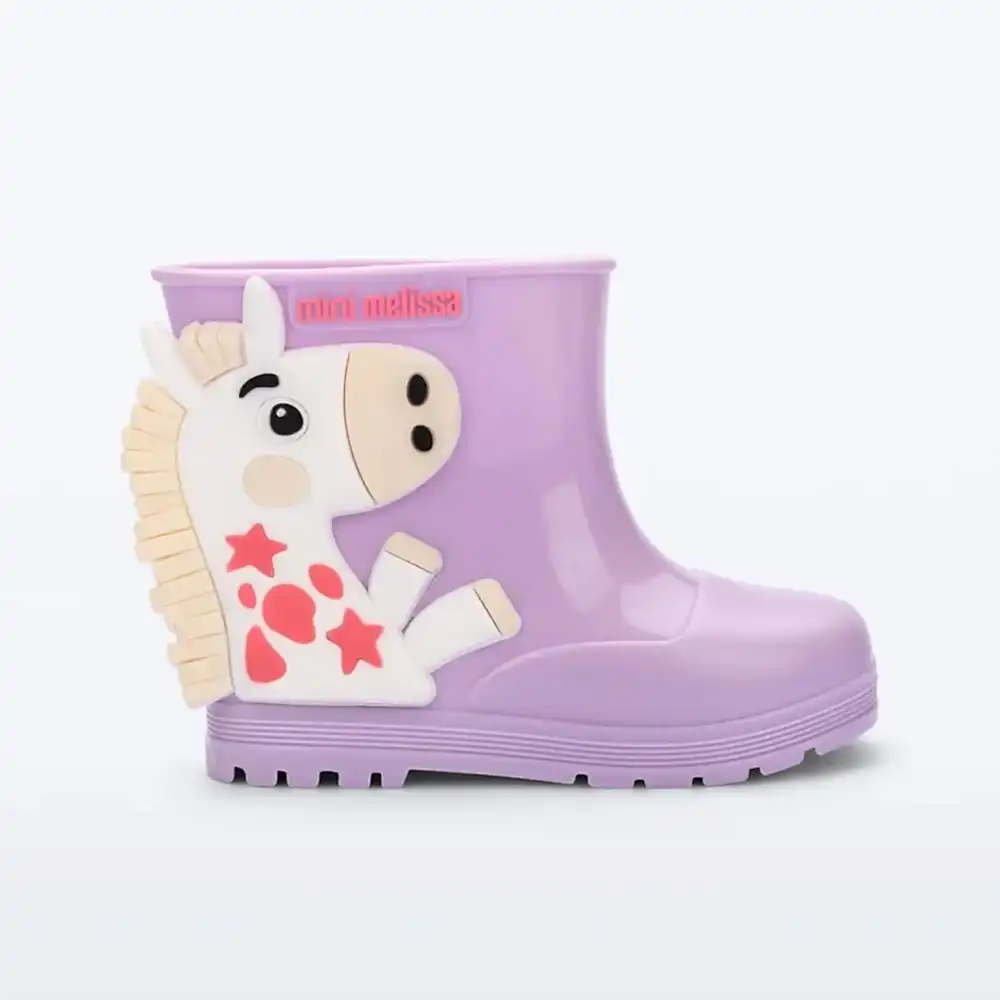 Mini Melissa Kız Bebek Welly Wonderland Bot Lila