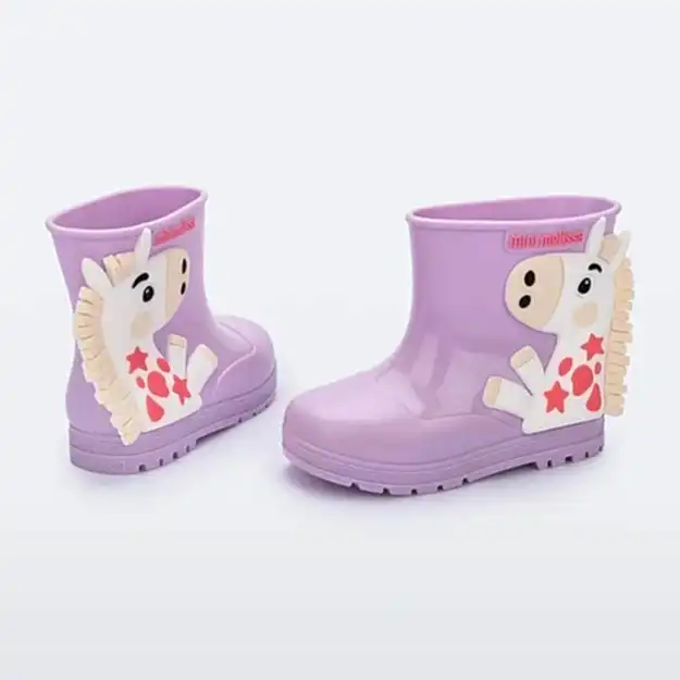 Mini Melissa Kız Bebek Welly Wonderland Bot Lila