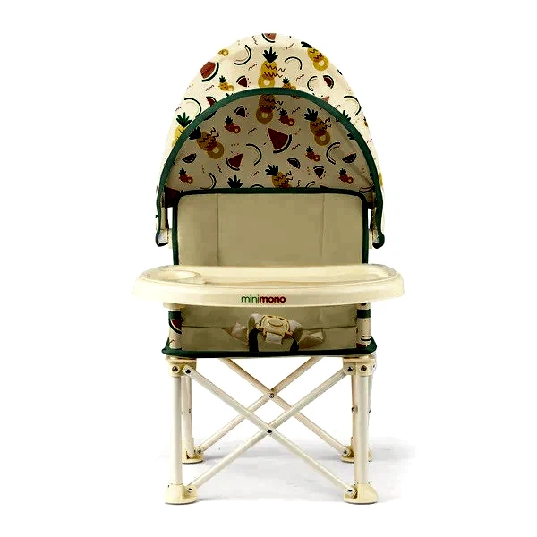 Minimono Tenteli Portatif  Mama Sandalyesi-  Karpuz&Ananas