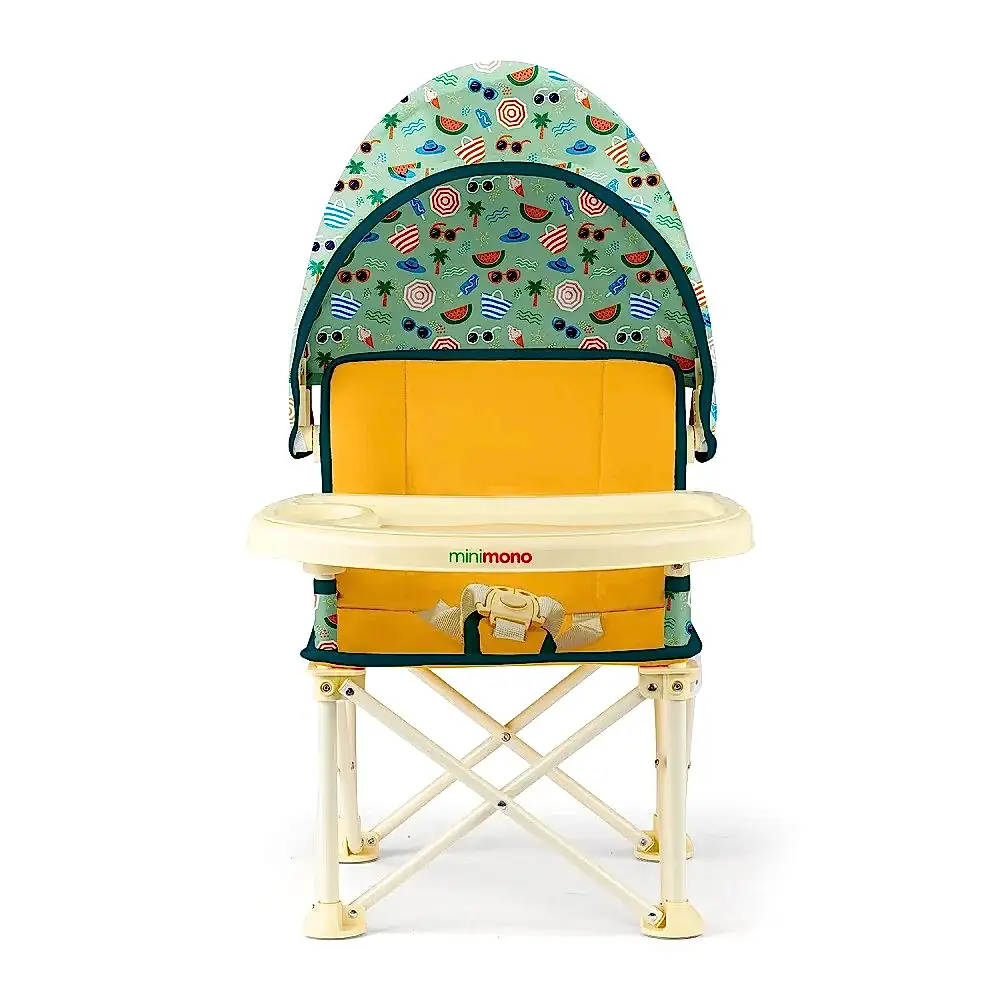 Minimono Tenteli Portatif  Mama Sandalyesi- Plaj