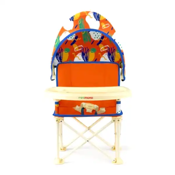 Minimono Tenteli Portatif  Mama Sandalyesi - Tuval