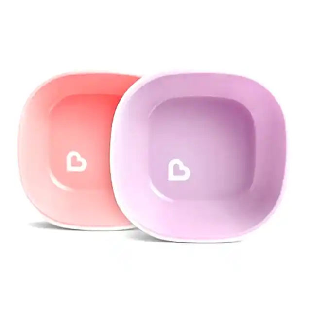 Munchkin 2'li Sıçramayı Engelleyen Kase  +6 Ay Pembe/ Mor