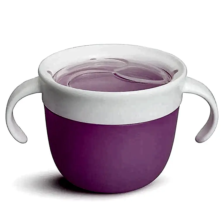 Munchkin Atıştırmalık Kabı Güvenli Kapatılabilir Kapaklı 12 Ay+ Mor