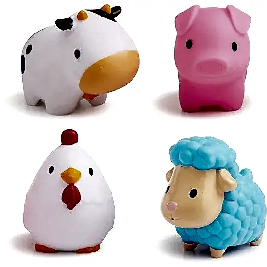 Munchkin Çiftlik Hayvanları ile Banyo Fışkırtmaları 4'lü Set