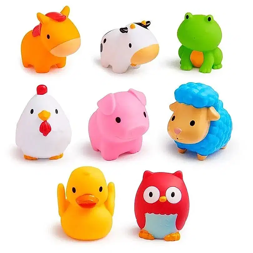 Munchkin Çiftlik Hayvanları İle Banyo Fışkırtmaları 8'li Paket STD