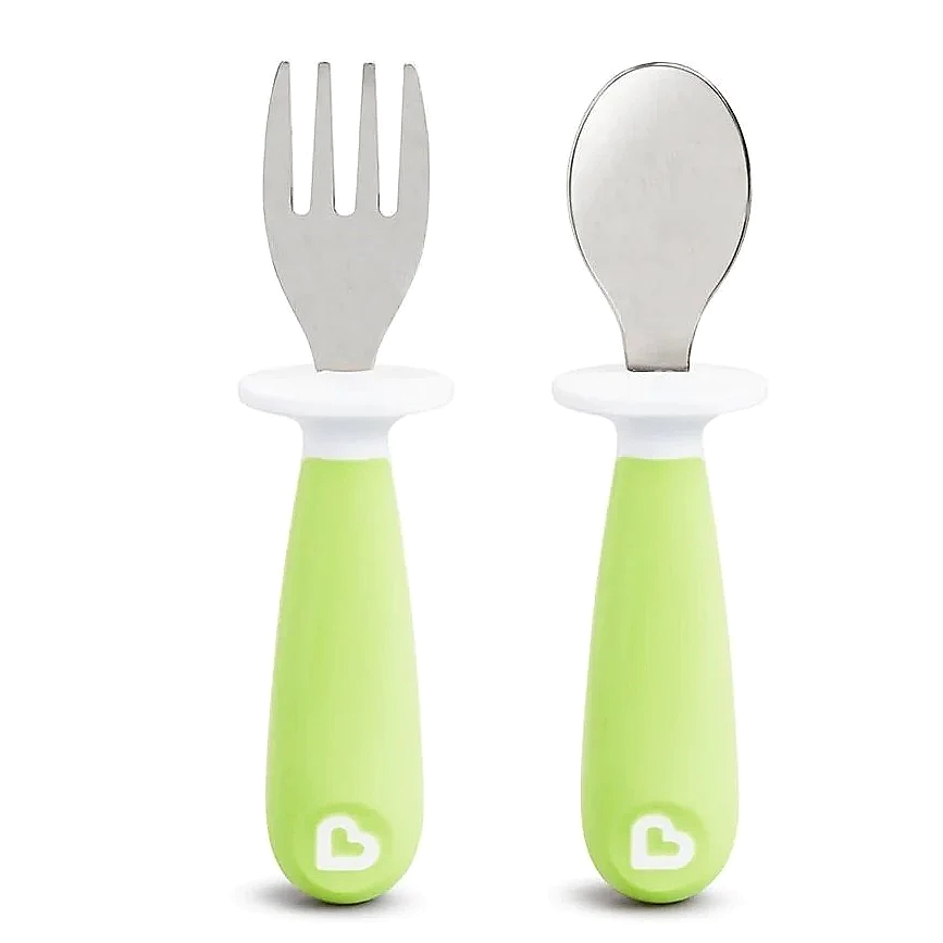 Munchkin Çocuk Çatal & Kaşık Seti 12 Ay+ Yeşil
