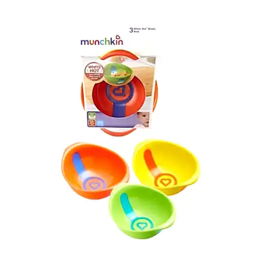 Munchkin Isı Göstergeli Kase 3 lü STD