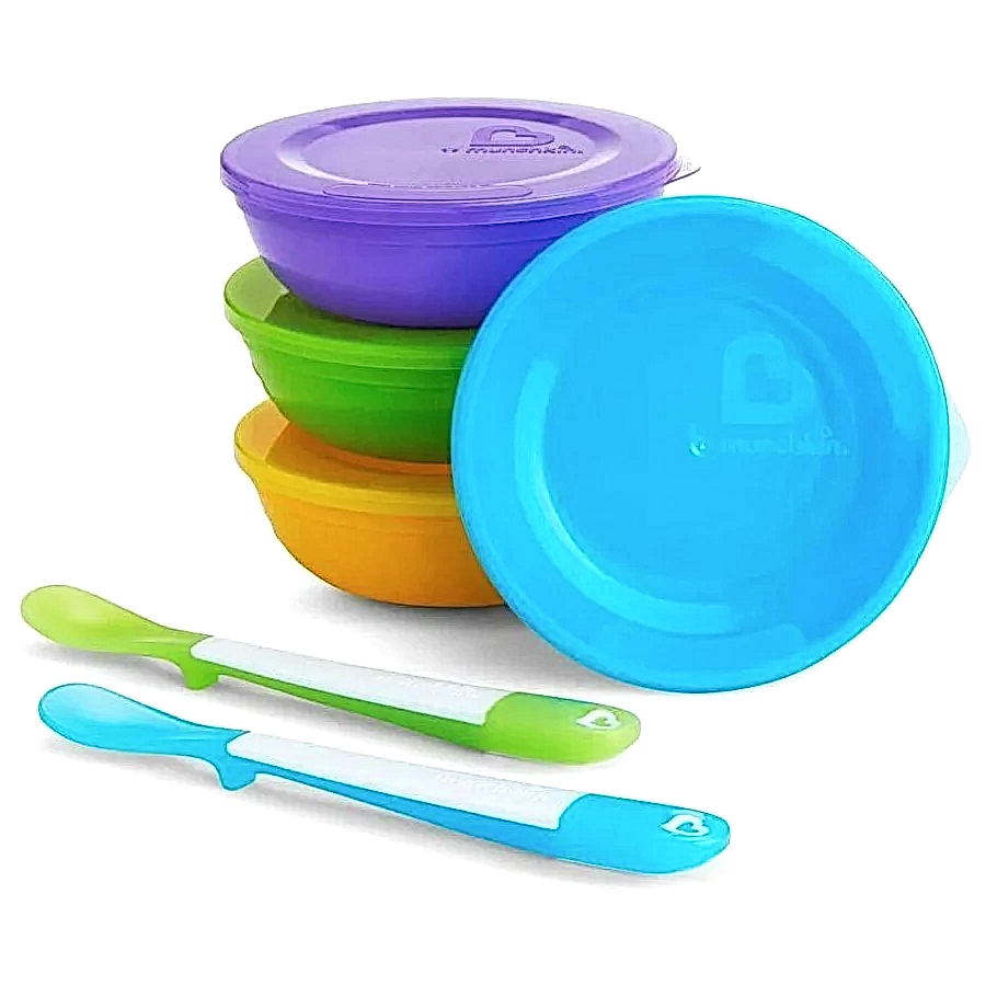 Munchkin Love A Bowls, Kaşık & Tabak Seti 4 ay+ 10 Adet