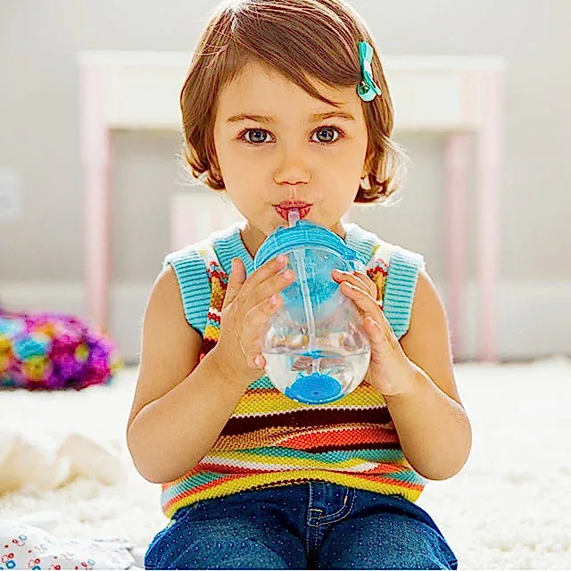 Munchkin Tıklama Kilitli Uçlu Alıştırma Bardağı 12 ay+ 296 ml Mavi