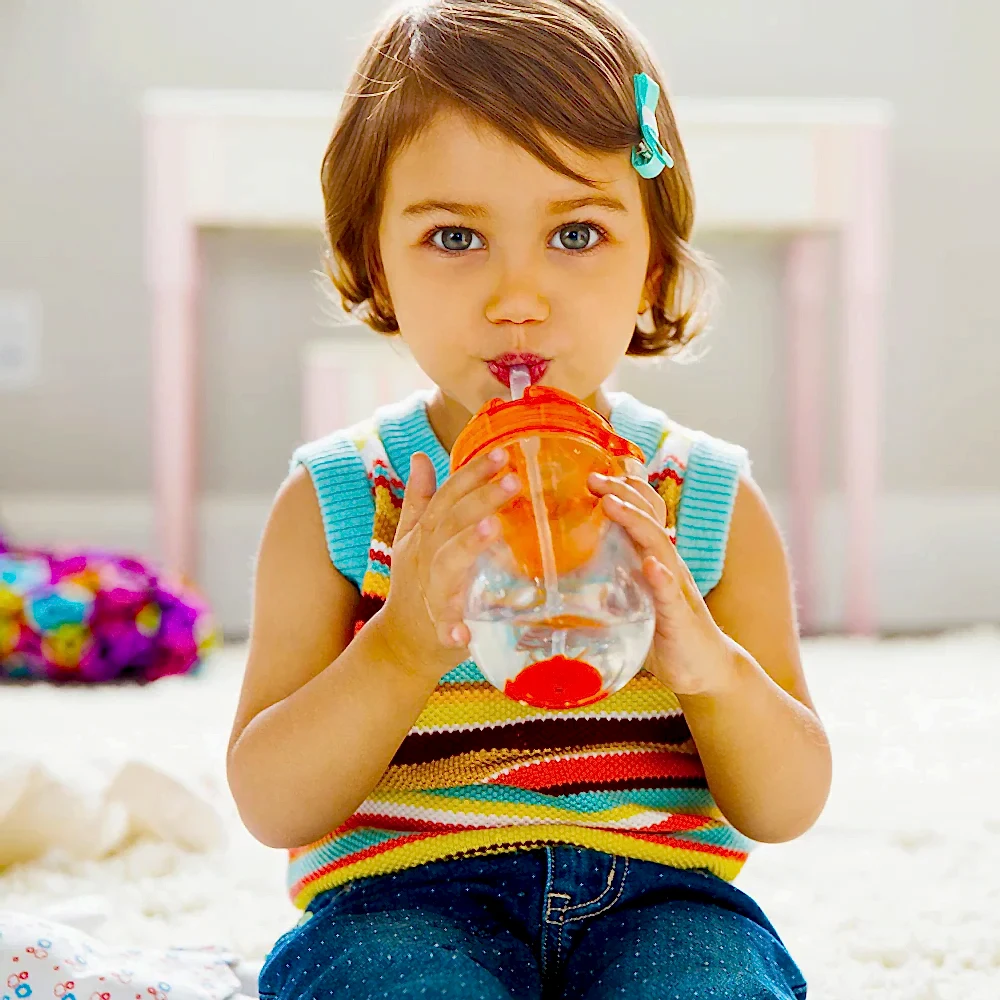 Munchkin Tıklama Kilitli Uçlu Alıştırma Bardağı 12 ay+ 296 ml Turuncu