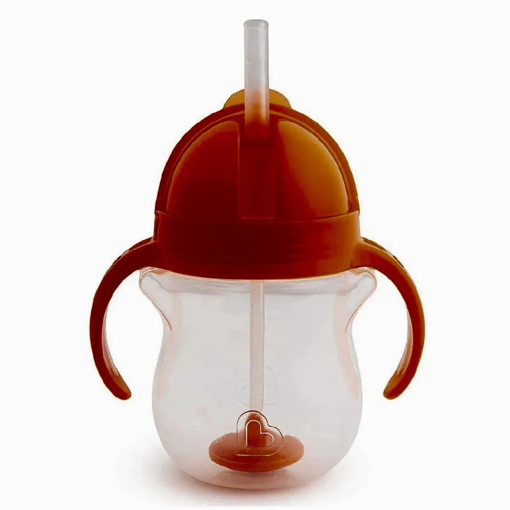 Munchkin Tıklama Kilitli Uçlu Alıştırma Bardağı 6 ay+ 207 ml Turuncu