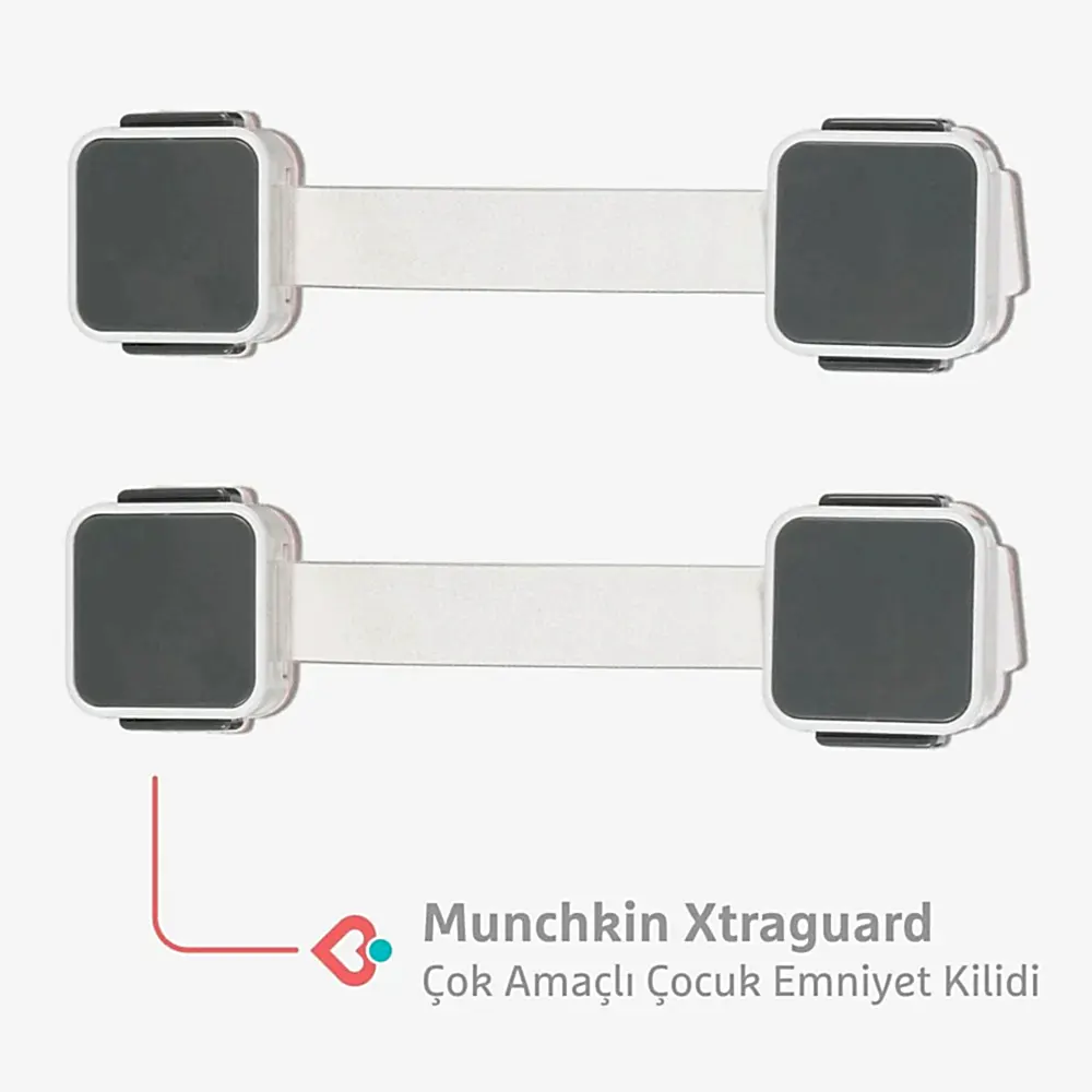 Munchkin Xtraguard Çok Amaçlı Çocuk Emniyet Kilidi Çift Etkili STD