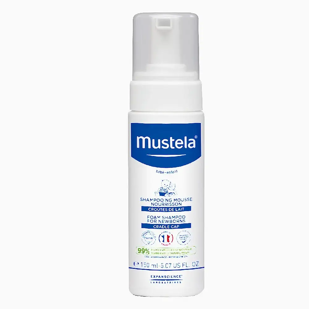 Mustela Foam Shampoo For Newborns Konak önleyici 150 ml STD