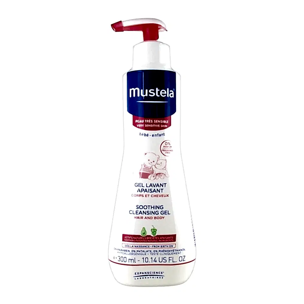 Mustela Soothing Cleansing Gel 300 ml Çok Hassas Cilt Bebek Şampuanı STD