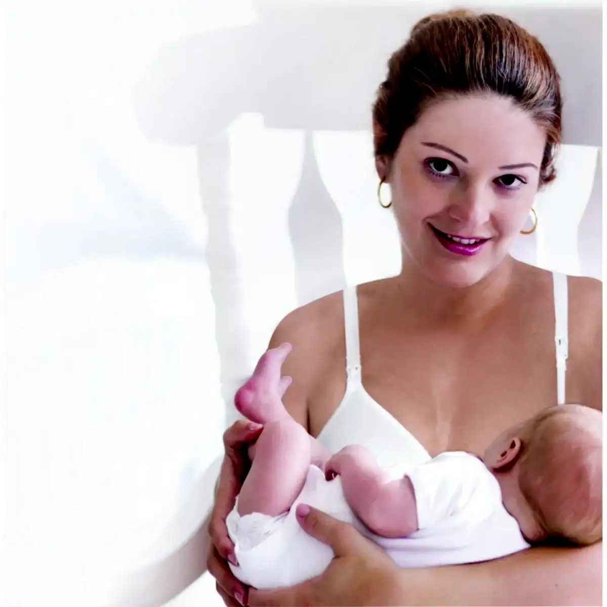 MyCey Emzirme Sütyeni - Kaplı Beyaz