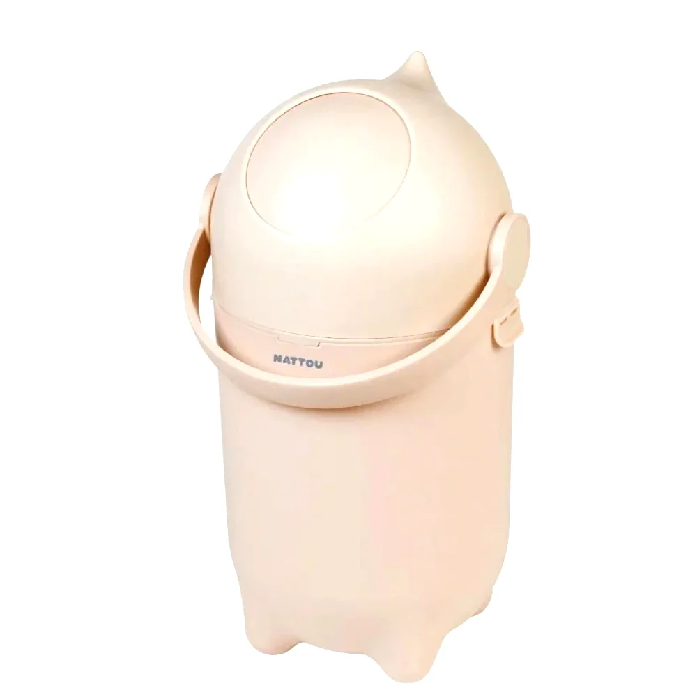 Nattou Dropy Bebek Bezi Çöp Kovası Bej