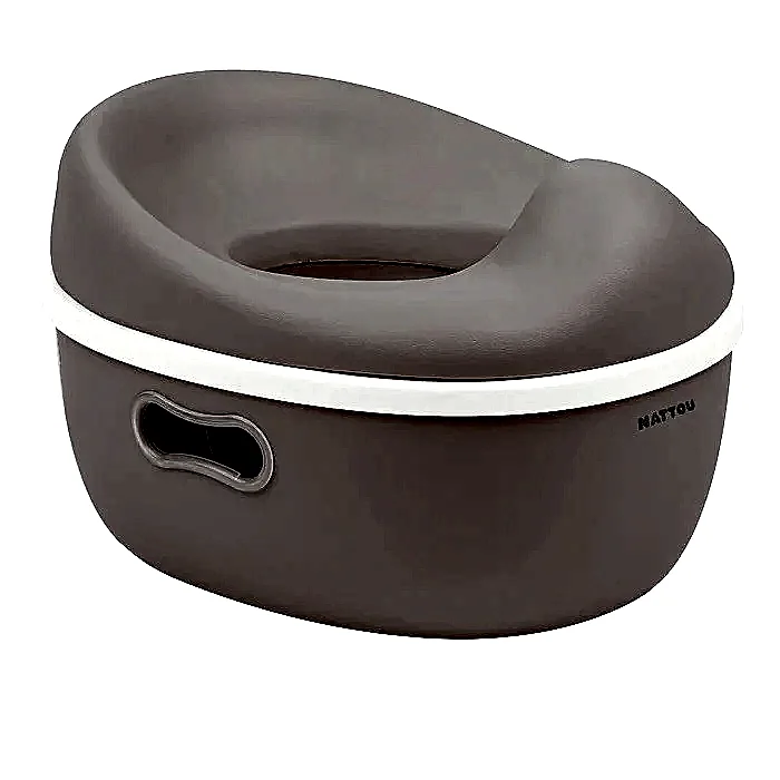 Nattou Potty Care 3 in 1 Lazımlık Oturak Ve Tuvalet Adaptörü Kahverengi
