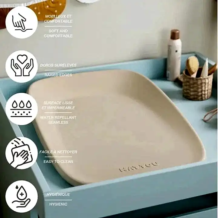 Nattou Softy Alt Değiştirme Minderi 70x50 cm Bej