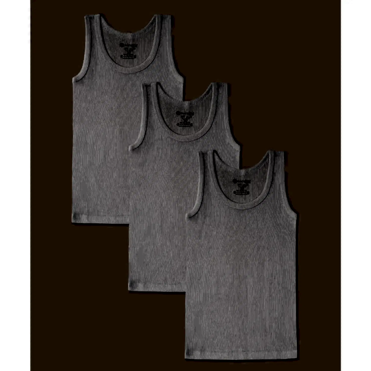 Natuline Organik Pamuklu Erkek Penye Kaşkorse 3 'lü Atlet Beyaz