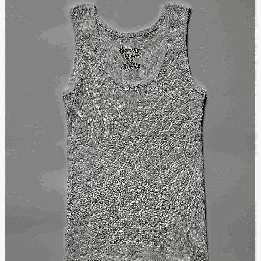 Natuline Organik Pamuklu Kız  Penye Kaşkorse 3 'lü Atlet Beyaz